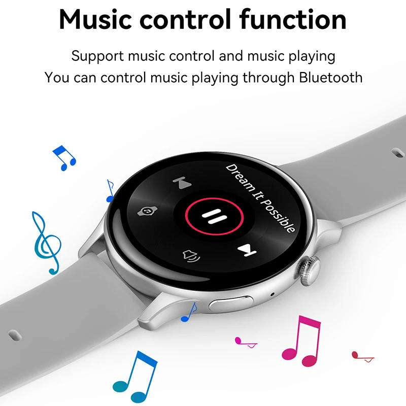 Xiaomi Mijia New Women Bluetooth Call Smartwatch Always Display Time Heart Rate Sports Health Monitoring Music GT4 Smart Watches - Image 6